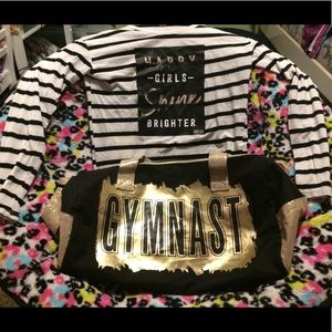 ♻️GUC Girls Justice gymnast bag + long sleeve tee